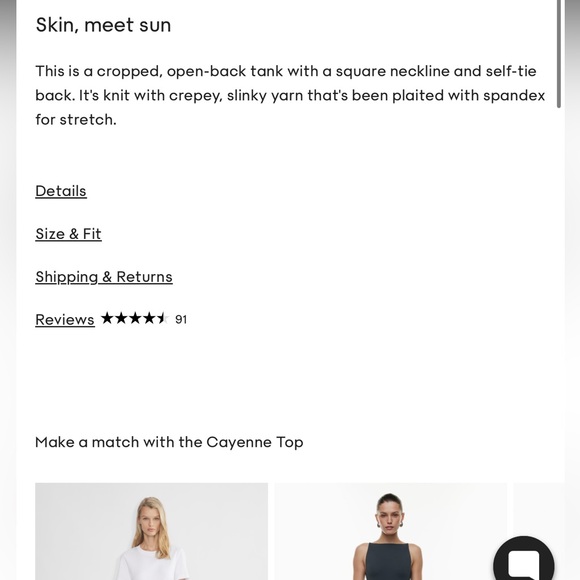 Wilfred NW/OT Cayenne Knit Tie Halter - Picture 9 of 9